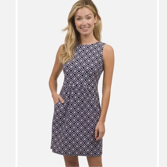 Jude Connally Dresses & Skirts - JUDE CONNALLY MARY PAT DRESS - STAR LATTICE NAVY
